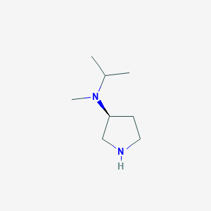 molecular formula C8H18N2 B7931754 (S)-N-Isopropyl-N-methylpyrrolidin-3-amine 