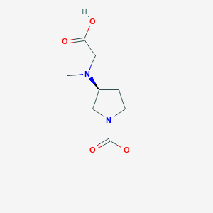 (S)-3-(Carboxymethyl-methyl-amino)-pyrrolidine-1-carboxylic acid tert-butyl ester