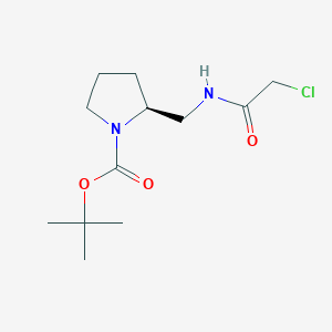(S)-2-[(2-Chloro-acetylamino)-methyl]-pyrrolidine-1-carboxylic acid tert-butyl ester