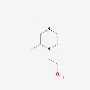 molecular formula C8H18N2O B7932059 2-(2,4-Dimethyl-piperazin-1-yl)-ethanol 