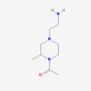 1-[4-(2-Amino-ethyl)-2-methyl-piperazin-1-yl]-ethanone
