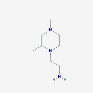 molecular formula C8H19N3 B7932078 2-(2,4-Dimethyl-piperazin-1-yl)-ethylamine 