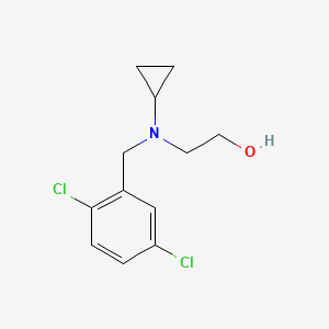 molecular formula C12H15Cl2NO B7932224 2-[Cyclopropyl-(2,5-dichloro-benzyl)-amino]-ethanol 