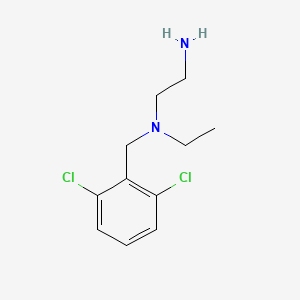 molecular formula C11H16Cl2N2 B7932241 N1-(2,6-Dichlorobenzyl)-N1-ethylethane-1,2-diamine 