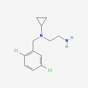 molecular formula C12H16Cl2N2 B7932266 N1-Cyclopropyl-N1-(2,5-dichlorobenzyl)ethane-1,2-diamine 
