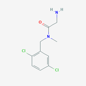 molecular formula C10H12Cl2N2O B7932332 2-Amino-N-(2,5-dichloro-benzyl)-N-methyl-acetamide 