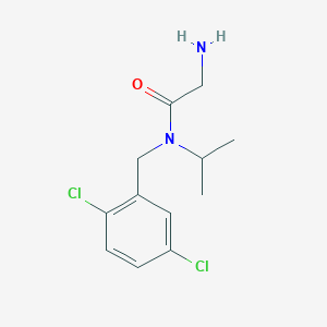 molecular formula C12H16Cl2N2O B7932368 2-Amino-N-(2,5-dichloro-benzyl)-N-isopropyl-acetamide 