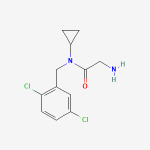 molecular formula C12H14Cl2N2O B7932391 2-Amino-N-cyclopropyl-N-(2,5-dichloro-benzyl)-acetamide 