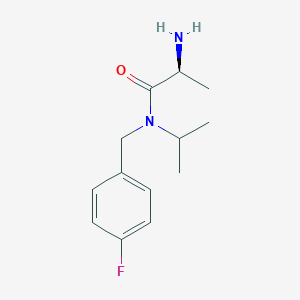 molecular formula C13H19FN2O B7932469 (S)-2-Amino-N-(4-fluoro-benzyl)-N-isopropyl-propionamide 