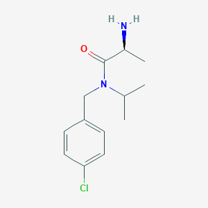 molecular formula C13H19ClN2O B7932480 (S)-2-Amino-N-(4-chloro-benzyl)-N-isopropyl-propionamide 