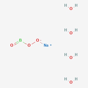 molecular formula BH8NaO7 B079326 过硼酸(HBO(O2))钠盐四水合物 CAS No. 10486-00-7