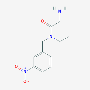 2-Amino-N-ethyl-N-(3-nitro-benzyl)-acetamide