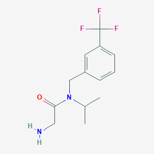 molecular formula C13H17F3N2O B7932771 2-Amino-N-isopropyl-N-(3-trifluoromethyl-benzyl)-acetamide 