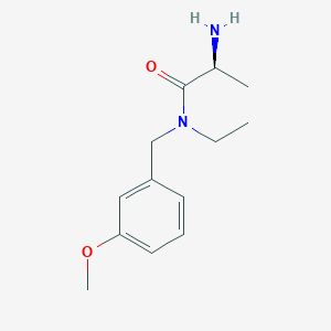 molecular formula C13H20N2O2 B7932812 (S)-2-Amino-N-ethyl-N-(3-methoxy-benzyl)-propionamide 