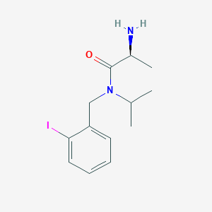 molecular formula C13H19IN2O B7932871 (S)-2-Amino-N-(2-iodo-benzyl)-N-isopropyl-propionamide 