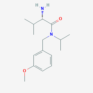 molecular formula C16H26N2O2 B7932980 (S)-2-Amino-N-isopropyl-N-(3-methoxy-benzyl)-3-methyl-butyramide 