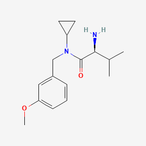 molecular formula C16H24N2O2 B7933017 (S)-2-Amino-N-cyclopropyl-N-(3-methoxy-benzyl)-3-methyl-butyramide 