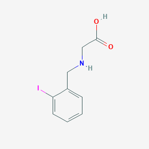 molecular formula C9H10INO2 B7933058 (2-Iodo-benzylamino)-acetic acid 