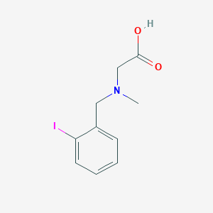 molecular formula C10H12INO2 B7933059 [(2-Iodo-benzyl)-methyl-amino]-acetic acid 