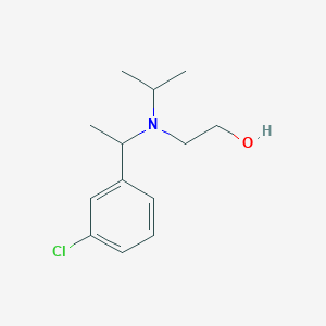 molecular formula C13H20ClNO B7933082 2-{[1-(3-Chloro-phenyl)-ethyl]-isopropyl-amino}-ethanol 