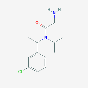 molecular formula C13H19ClN2O B7933089 2-Amino-N-[1-(3-chloro-phenyl)-ethyl]-N-isopropyl-acetamide 