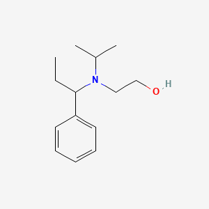 molecular formula C14H23NO B7933092 2-[Isopropyl-(1-phenyl-propyl)-amino]-ethanol 