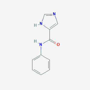 molecular formula C10H9N3O B079331 Imidazole-4-carboxanilide CAS No. 13189-13-4