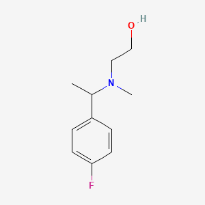 molecular formula C11H16FNO B7933115 2-{[1-(4-Fluoro-phenyl)-ethyl]-methyl-amino}-ethanol 