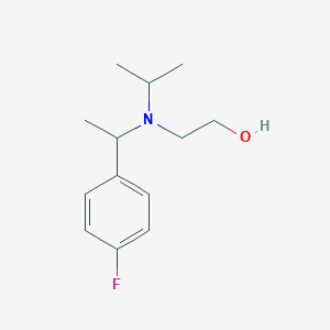 molecular formula C13H20FNO B7933119 2-{[1-(4-Fluoro-phenyl)-ethyl]-isopropyl-amino}-ethanol 