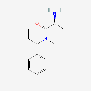 molecular formula C13H20N2O B7933141 (S)-2-Amino-N-methyl-N-(1-phenyl-propyl)-propionamide 