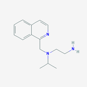 molecular formula C15H21N3 B7933153 N1-Isopropyl-N1-(isoquinolin-1-ylmethyl)ethane-1,2-diamine 
