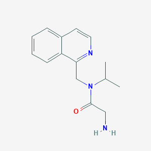 molecular formula C15H19N3O B7933172 2-Amino-N-isopropyl-N-isoquinolin-1-ylmethyl-acetamide 