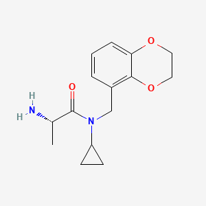 (S)-2-Amino-N-cyclopropyl-N-(2,3-dihydro-benzo[1,4]dioxin-5-ylmethyl)-propionamide