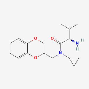 (S)-2-Amino-N-cyclopropyl-N-(2,3-dihydro-benzo[1,4]dioxin-2-ylmethyl)-3-methyl-butyramide