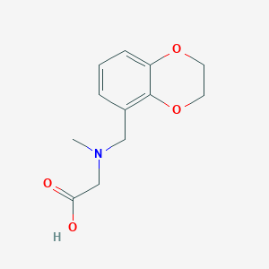 [(2,3-Dihydro-benzo[1,4]dioxin-5-ylmethyl)-methyl-amino]-acetic acid