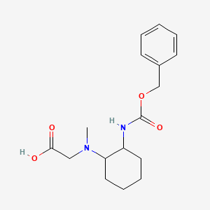 molecular formula C17H24N2O4 B7933294 [(2-Benzyloxycarbonylamino-cyclohexyl)-methyl-amino]-acetic acid 