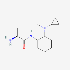 (S)-2-Amino-N-[2-(cyclopropyl-methyl-amino)-cyclohexyl]-propionamide