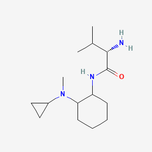 (S)-2-Amino-N-[2-(cyclopropyl-methyl-amino)-cyclohexyl]-3-methyl-butyramide