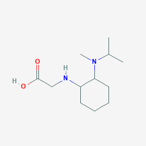 molecular formula C12H24N2O2 B7933322 [2-(Isopropyl-methyl-amino)-cyclohexylamino]-acetic acid 