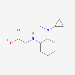 molecular formula C12H22N2O2 B7933330 [2-(Cyclopropyl-methyl-amino)-cyclohexylamino]-acetic acid 