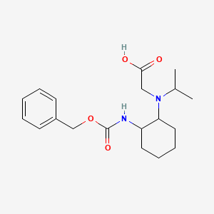 molecular formula C19H28N2O4 B7933350 [(2-Benzyloxycarbonylamino-cyclohexyl)-isopropyl-amino]-acetic acid 