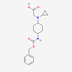[(4-Benzyloxycarbonylamino-cyclohexyl)-cyclopropyl-amino]-acetic acid
