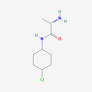 molecular formula C9H17ClN2O B7933421 (S)-2-Amino-N-(4-chloro-cyclohexyl)-propionamide 