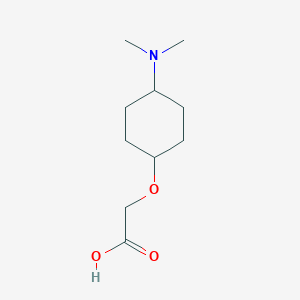 molecular formula C10H19NO3 B7933445 (4-Dimethylamino-cyclohexyloxy)-acetic acid 