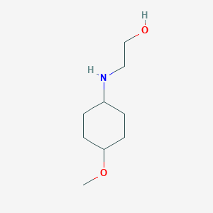 molecular formula C9H19NO2 B7933453 2-(4-Methoxy-cyclohexylamino)-ethanol 