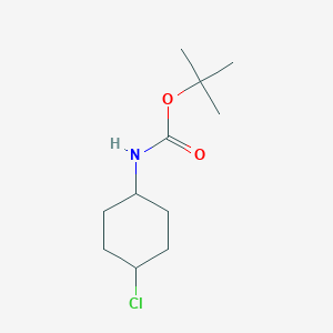 molecular formula C11H20ClNO2 B7933460 tert-Butyl (4-chlorocyclohexyl)carbamate 