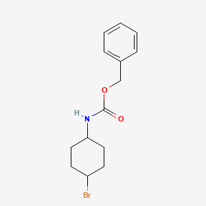 (4-Bromo-cyclohexyl)-carbamic acid benzyl ester