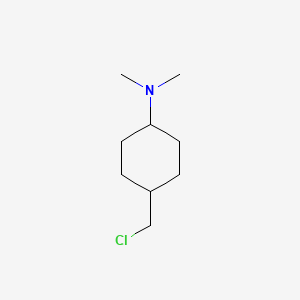 molecular formula C9H18ClN B7933525 (4-Chloromethyl-cyclohexyl)-dimethyl-amine 