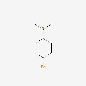 molecular formula C8H16BrN B7933526 (4-Bromo-cyclohexyl)-dimethyl-amine 