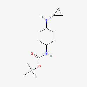 molecular formula C14H26N2O2 B7933534 (4-Cyclopropylamino-cyclohexyl)-carbamic acid tert-butyl ester 